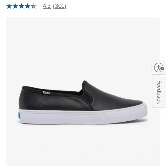Keds Women’s Black Slip-On Shoes - Picture 1 of 3